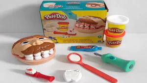 เพลย์โดว แป้งโดว์ ของเล่นสำหรับเด็ก ของเล่นเสริมพัฒนการ ลดการเล่นมือถือ ของเล่นเสริมทักษะ ดินน้ำมันและแป้งปั้น ดินน้ำมันปลอดสารเคมี