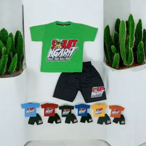 SETELAN BAJU ANAK LAKI-LAKI/PEREMPUAN SOBAT NGARIT UNTUK USIA 1-10 TAHUN