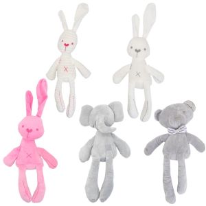 42cm Cute Bunny Rabbit Stuffed Plush Toys for Gift Soft Animal Sleeping Plush Doll