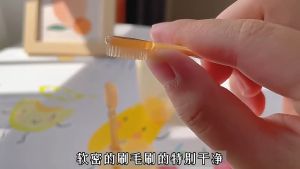 3in 1 Baby newborn Oral Cleaner soft Silicone ToothBrush Tongue Cleaner Set BPA Free MY435