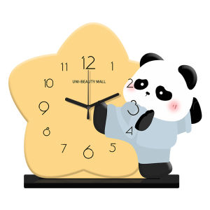 YIYUXUAN | Panda Themed Table Clock Decorative Piece