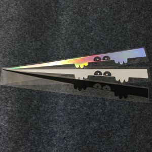 Car Body Stickers Decorative Eye-Spy Waterproof Reflective Hollow out Car Decals Glue-On Auto Accessories Interior Decoration