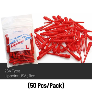L STYLE SOFT TIP DART POINT - (26.5MM) PREMIUM USA LIP POINT 2BA REPLACEMENT DART TIPS FOR SOFT TIP DART