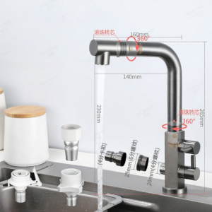 XUANSHA | Multi-Purpose Outdoor Cold Water Faucet Stainless Steel