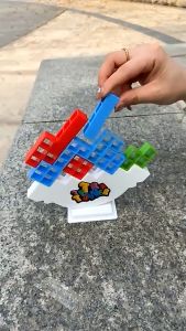Tower Balance Stacking Building Blocks Board Game For Family Parties