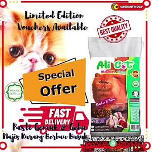 Makanan Kucing Murah 10kg AliCat Chicken & Tuna (Mother & Baby Cat Food)