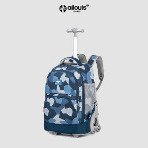 ailouis | Spinal Protection Lightweight Quiet Climbing Rod Rolling Backpack