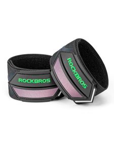 ROCKBROS xe đạp quần dây đai Có Móc Kẹp đi xe ban đêm nổi bật phản quang an toàn Quần xà cạp vành đai ban đêm cơ động chạy cảnh báo Băng đeo tay
