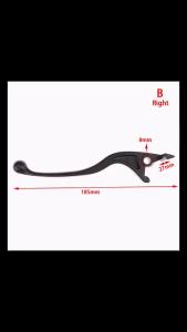 EELHOE | [NM]Motorcycle Left / Right Side Black Hydraulic Brake Handle Lever For Chinese Scooter Motorcycle Moped[NM]
