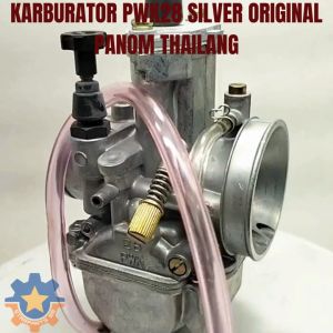 KARBURATOR PWK28 SILVER BALAP RACING SEMUA MOTOR UNIVERSAL ORISINIL ASLI PANOM THAILAND CARBURETOR
