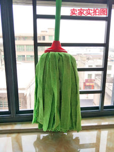 Fiber For Home Mop Cloth Wringing Mop Floor Tile Floor Mop Absorbent Stain Removal Towel Cloth round Head Mop