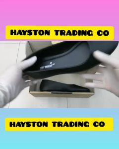 YYPOLO KASUT FORMAL PEREMPUAN HITAM PVC / KASUT KULIT OFFICE & SEKOLAH (HIGH-GRED PVC) | LADIES FORMAL SHOES 206