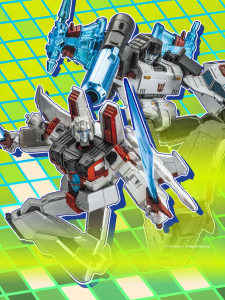 Transformers G1 Classic Mirror Image Megatron & Red Alert Ultra-Posable Model Set AULDEY