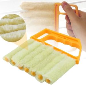 Multifunctional Blinds Cleaning Brush Household Curtain Cleaning Artifact Air Conditioner Fan Dust Removal Brush Gap Brush