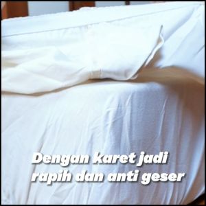 Bed Cover Murah Berkualitas Motif Aesthetic Dottie Polkadot Kualitas Premium