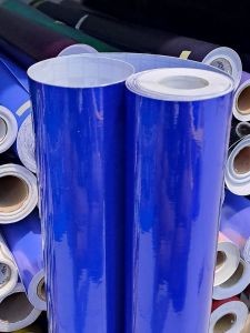 Skotlet Stiker Biru Tua Candy Scotlite Motor Biru Mettalik