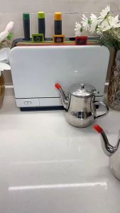 MallMainan-C1183 Oil Pot Teko Minyak 600ML Wadah Penyaring Minyak Goreng Stainless Serbaguna