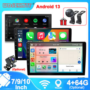 Universal 2 Din Car radio Android 13 Car Radio 64G Autoradio 7/9/10 inch android GPS BT Central Multimedia Smart car systems