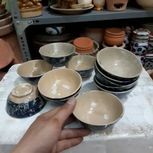 Chén ông tiên 10 cái ( hàng sành Decort)