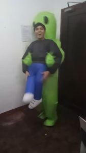 Alien Carry People Cosplay Outfit Stylish Inflatable Alien Rider Costumes
