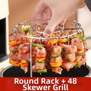 GUOQI | Round Grilling Rack for Air Fryer Oven