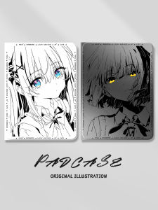 VivoPad5Pro Anime Silicone Protective Case Dual-Sided Design Built-In Pen Holder Stable Support for VIVO/iQOO Tablets