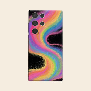 Cosmic Rainbow Swirl Luxury Fashion Full Lens Protective Case for Samsung Galaxy S26 S25 S24 A56 A36 Plus Ultra