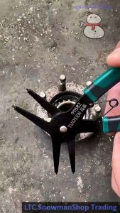 High Quality 2 In 1 Snap Ring Plier 4 Way Type Snaps Rings Pliers Circlip 135MM Straight Bent Internal External Needle Tool Playar Muncung Tirus Multifunctional Professional Hand Tools