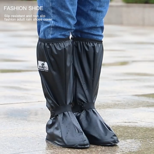 KS Fitness Rain-proof shoe cover waterproof rainy day non-slip thickened wear-resistant outdoor sand-proof high-tube riding men and women snow-proof and rain-proof boots cover
