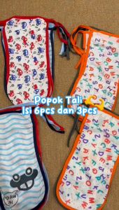 [BISA COD] 6 Pcs Popok Tali Bayi Seri [Ukuran M] BY-6103-CD Popok Kain bayi Popok Kain Tali Popok Bayi Popok Bayi Baru Lahir Popok bayi New born