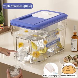 WANGLIMIAO | Large Capacity Cold Water Pitcher with Filter and Spigot