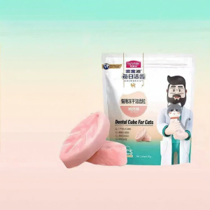 MYFOODIE | Teeth Cleaning Frozen Cat Snack for All Ages Chicken & Cod Flavored