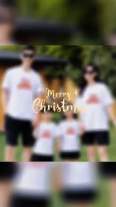 MONKEY KING Family Matching Outfit Set T-shirt Christmas design ACM143