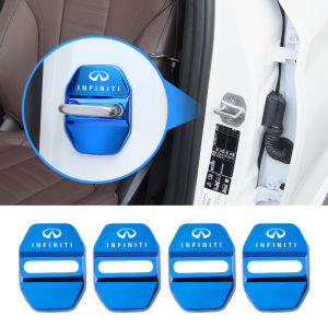 4PCS Car Door Lock Cover Stainless Steel Protection Accessories For Infiniti Q50 G37 FX30 FX35 Q60 QX50 M37 ESQ JX35 QX70 Q30 EX