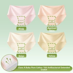 YUNASHA | Antibacterial Cotton Youth Girls Underwear