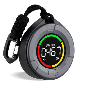 INKBIRD Portable CO2 Detector Indoor CO2 Monitor with NDIR Sensor and Full Color Eye Protection LCD Screen Alarm Auto Calibration for Home Grow Tent