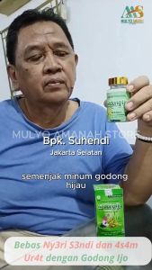 Obat Saraf Kejepit Herbal Jamu Asam Urat Pegal Linu Kapsul Godong Ijoo Original BPOM Nyeri Sendi