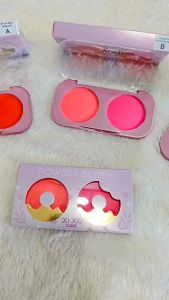 Junkie Makeup - Blush on 2in1 Xi Xiu Perona Bibir Warna Natural
