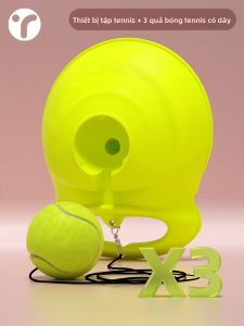 INRT | Bóng Tennis Đơn Luyện Tập Gồm Dây Cao Su Co Dãn