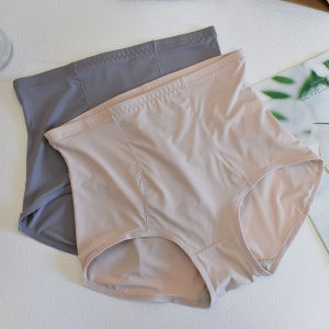 Four Seasons Ice Silk Mid-High Waist Hip Lifting Girls Underwear