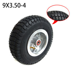 9x3.50-4 Pneumatic Tire Wheel for Electric Gas Scooters Pocket Bikes Mower Go Karts 9 * 3.50-4 Wheel Tyre