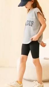 Celana Anak Perempuan Shot Bawahan Usia(1-8)-Tahun Bahan Jarsey Tebal Dan Meral - Sweet Brown Bayi Anak-Anak pas warna random