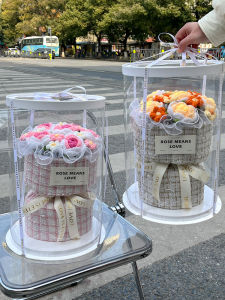 Quà Tặng Sáng Tạo Bó Hoa Hồng Dệt Tay Quà Tặng Sinh Nhật Quà Tặng Cầm Tay Cho Bạn Gái Quà Tặng Bất Ngờ Cho Bạn Thân Quà Tặng Lãng Mạn