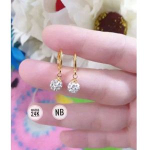 Anting Jepit Mutiara 24k CXA24