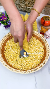 304 Stainless Steel Corn Stripper Corn Thresher Stripper Peeler Corn Kerneler Peeler Fruit Vegetable Kitchen Cooking Tool