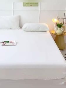 MANSHIAN | Pure White Customizable Fitted Sheet 1 Piece