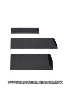 22*5.6cm Leather Kitchen Sheath Slicing Tools Chef Blade Sheath Flocked Knife Cover For Kitchen