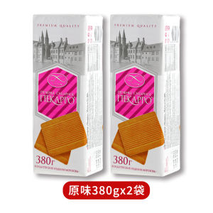 Old Fashioned Crispy Breakfast Milk Flavor Snack Substitutes Satiety Wholegrain Biscuits Imported from Russia 380g Bag