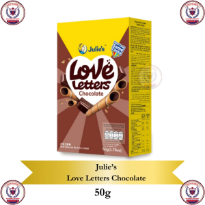 Julie’s Love Letters Chocolate 50g
