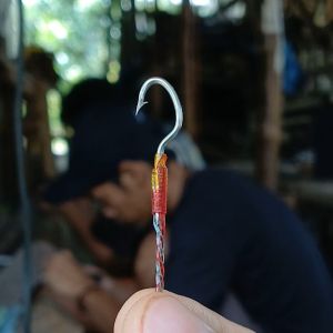 Kail urek belut baja 3 senar anti mocel siap pakai
